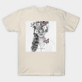 Art Face flower design T-Shirt